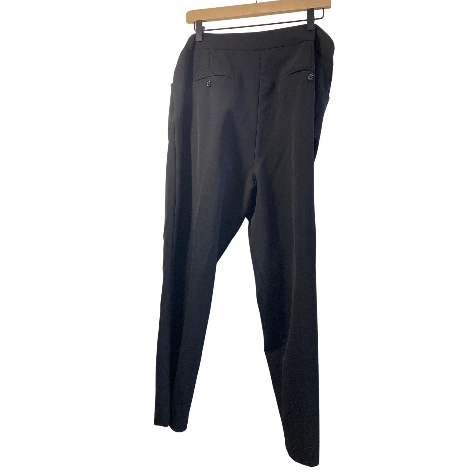Zac & Rachel Black Cropped Dress Slacks SZ 14
