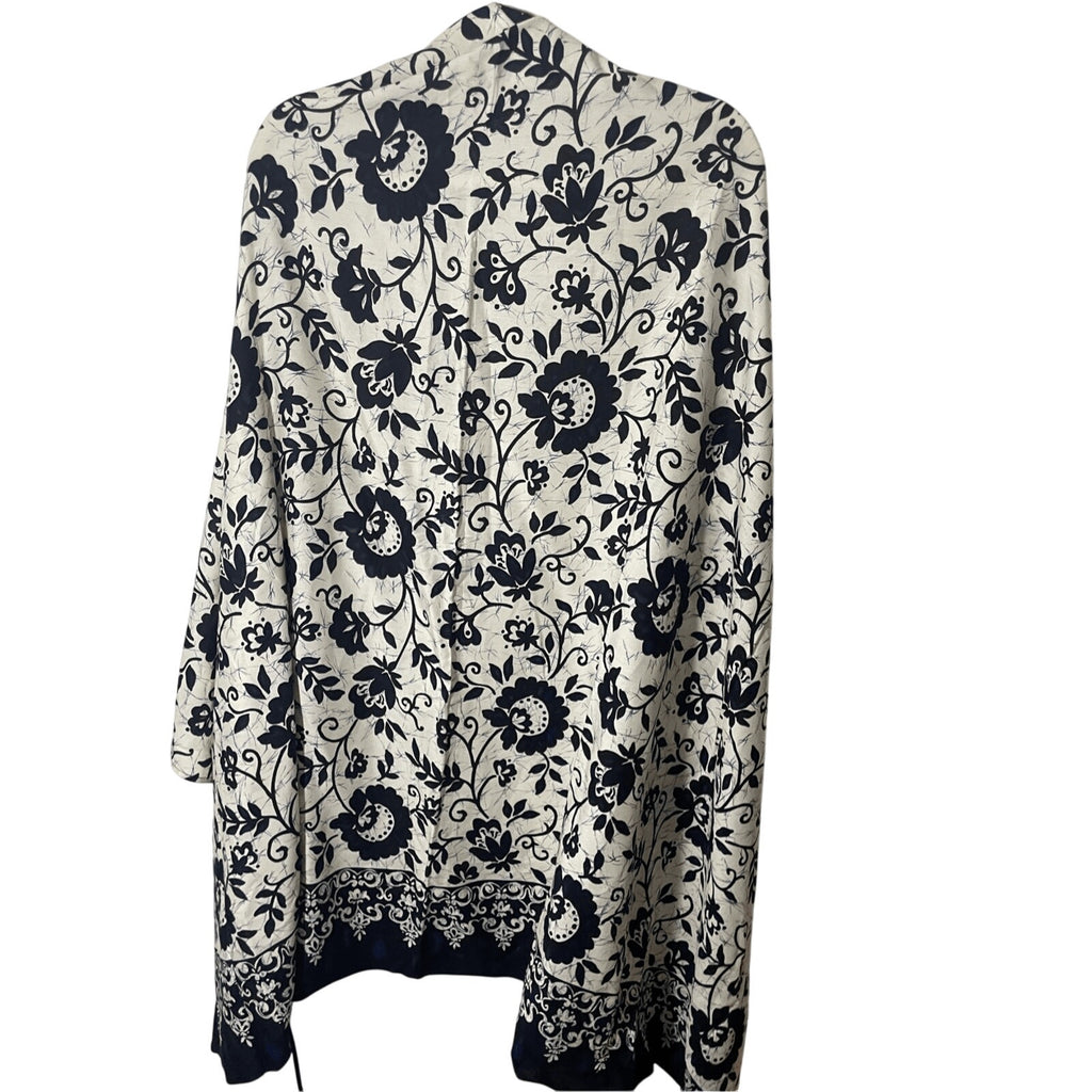 Beach Cabana Women's One Size Coastal Grandma Cover Up Lagenlook Kaftan Duster