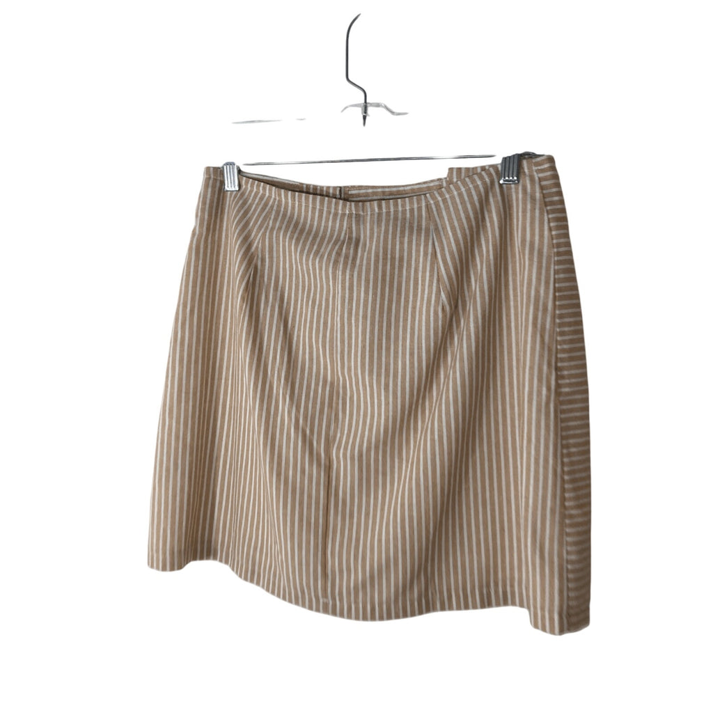 Altar'd State Medium Neutral Tone Button  Preppy Sailor Chic Skirt