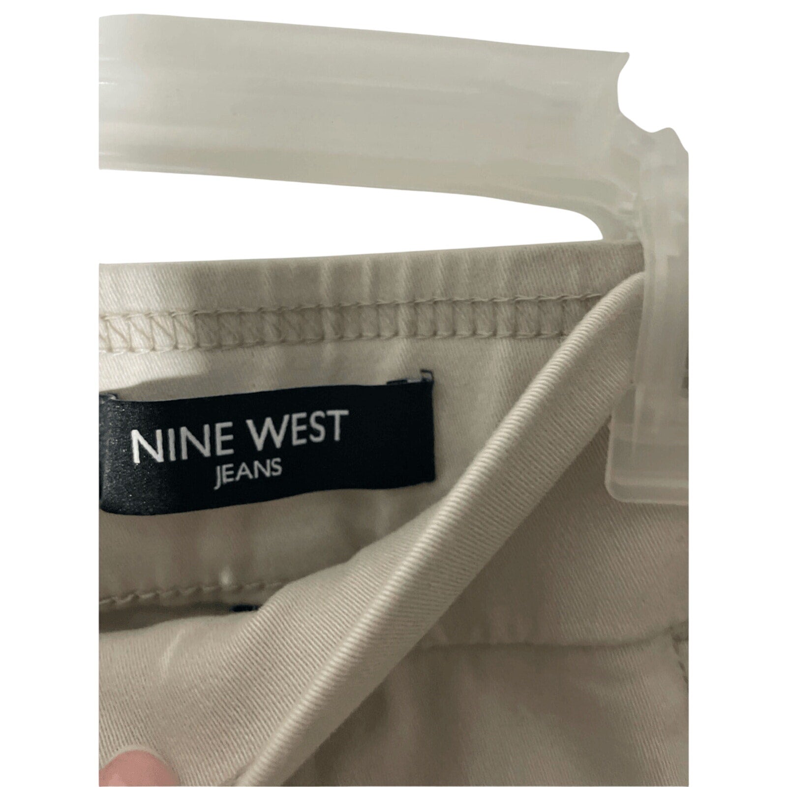 Nine West Heidi Pull On Skinny Crop Preppy WorkTan Khaki Colored Sz 14 Pants