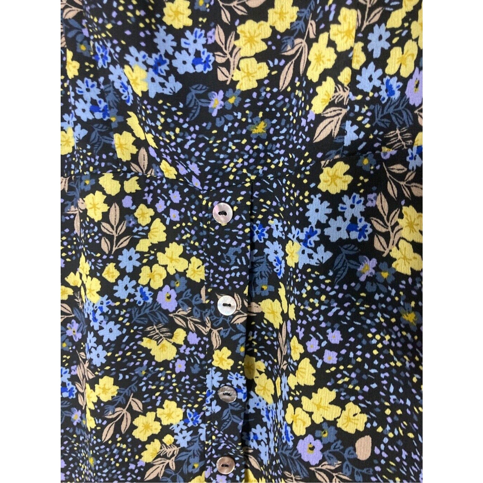 June & Ivy Floral Cottagecore Croquette Whimsy Floral Tie Spaghetti Sundress