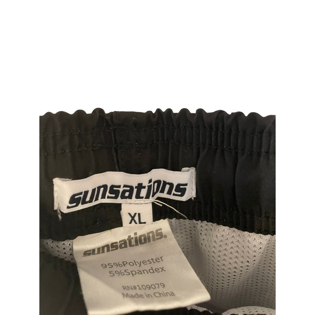 Sunsations Graphic Swim Casual Cruise Vacation Pool Beach Palm Tree Men’s  XL