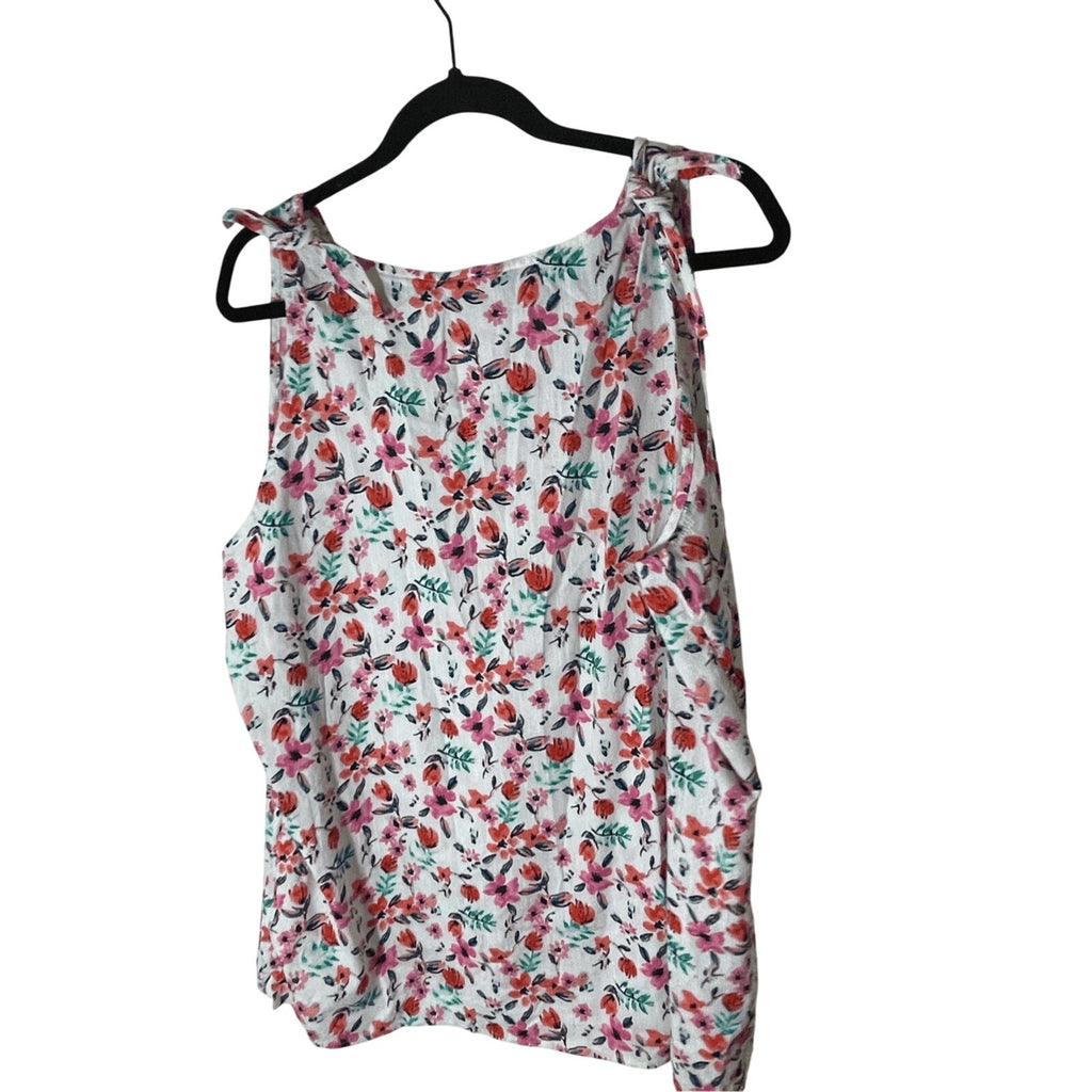 NWT St. John's Bay 2XL Floral Women's Blouse Cottage Prairie Bloom Farmhouse