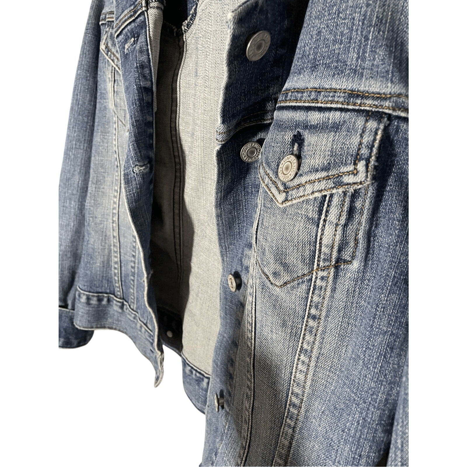 Gap Y2K Women's Trucker Denim Button Up Jacket