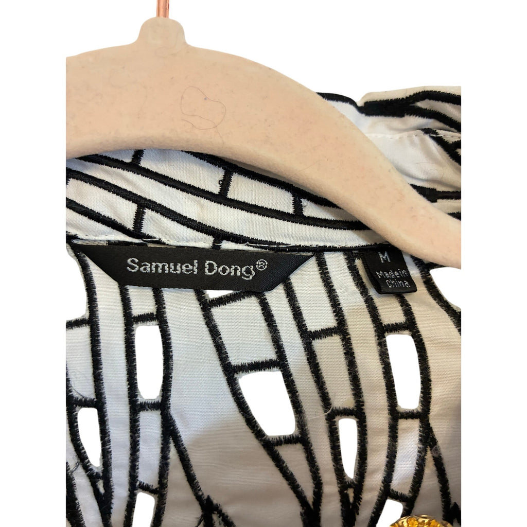 Samuel Dong Women's Jacket Art Deco Couture Designer Art to Wear Futuristic M