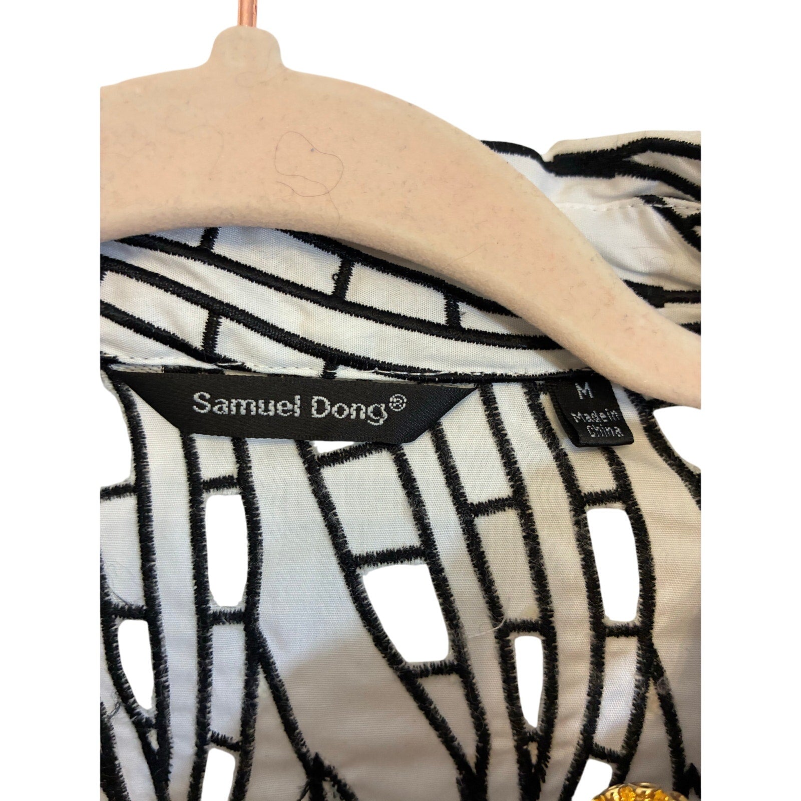 Samuel Dong Women's Jacket Art Deco Couture Designer Art to Wear Futuristic M