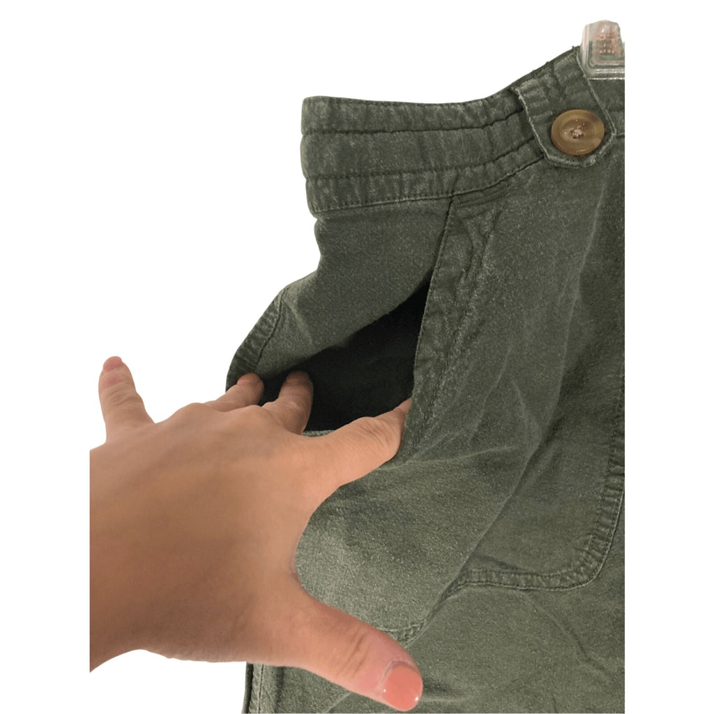 Torrid SZ 22 Women's Front Tie Green Cargo Gorp Core Utility Hiking Camp Shorts