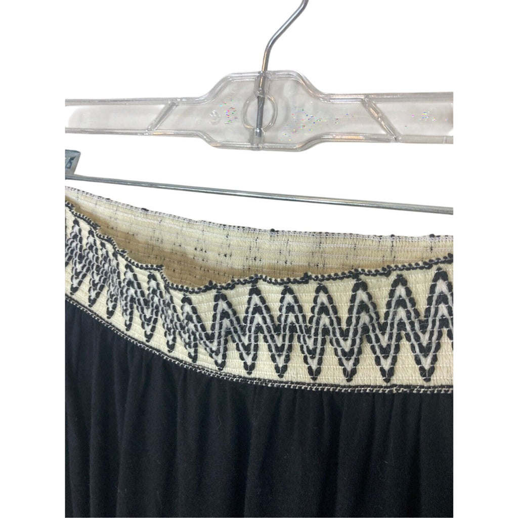 Off Shoulder Embroidered Kim & Cami Large  Boho WoodstockCotton Blouse