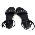 Marc Fisher Joyce Espadrille Platform Sandal Black 8 Casual Preppy Summer Jute 8