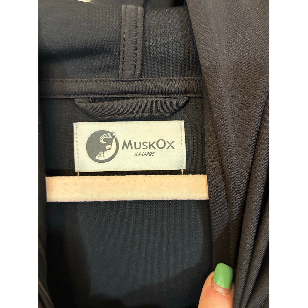 MuskOx Charleston Performance Hoodie Mens Black Lightweight Moisture Wicking XXL