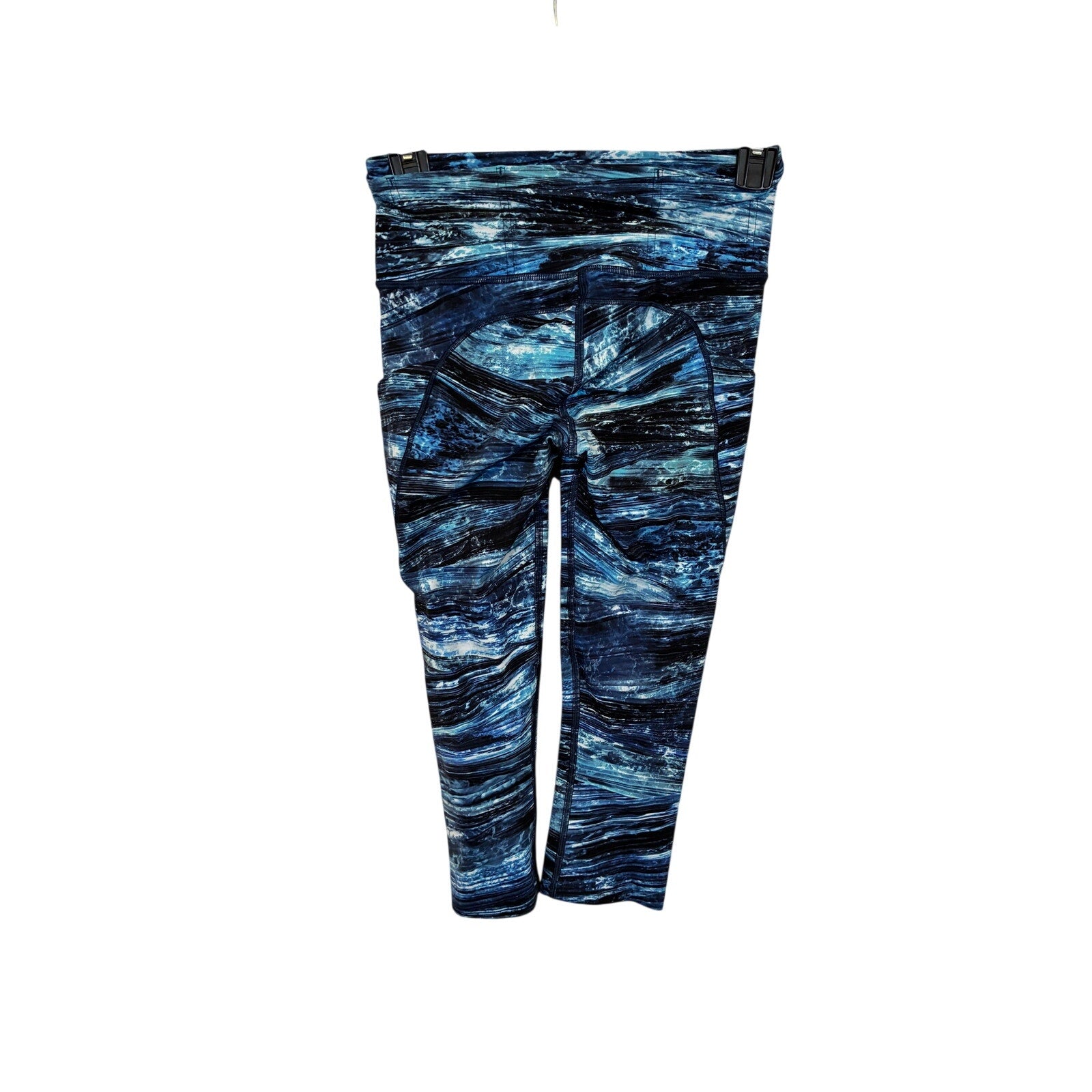 Lululemon Fast Free Speed Crop II Nulux Shorelines Leggings 4 Gorpcore