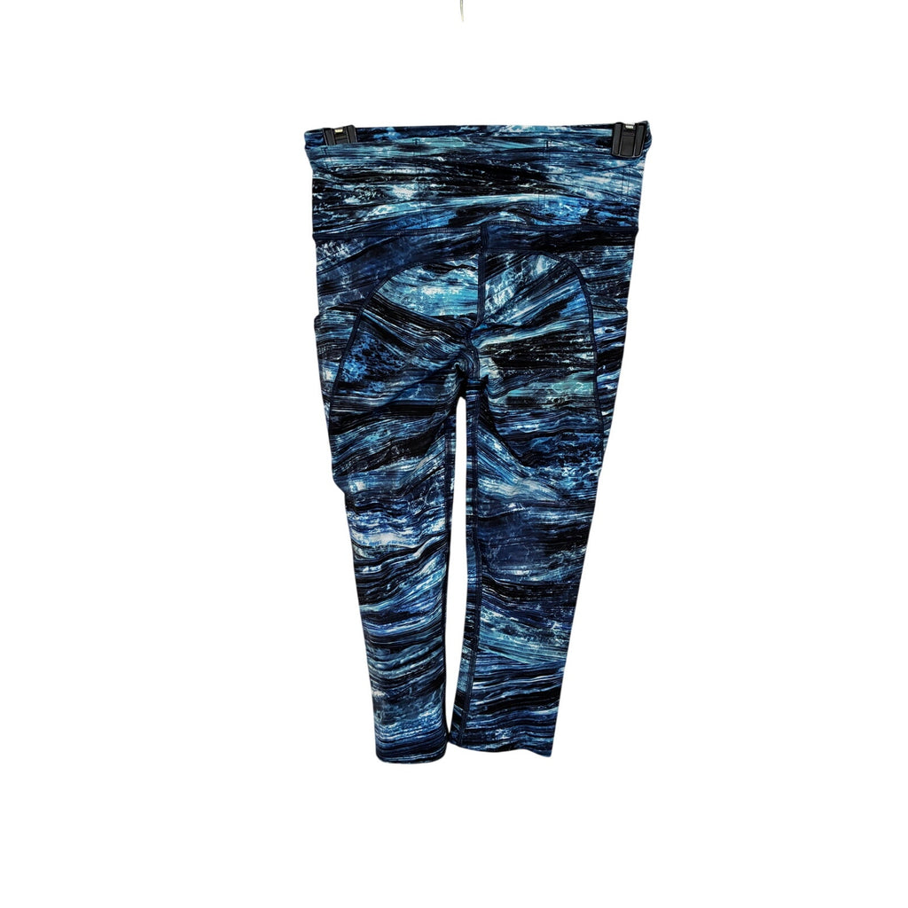 Lululemon Fast Free Speed Crop II Nulux Shorelines Leggings 4 Gorpcore
