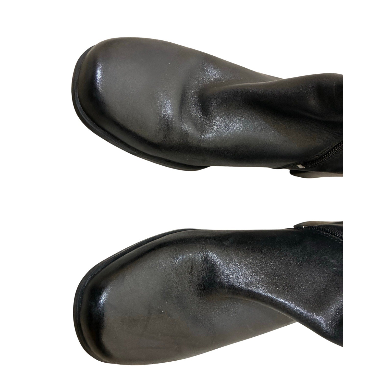Clarks Black Leather Ankle Booties Women’s Size 9 Comfort Casual Boots Edgy Goth