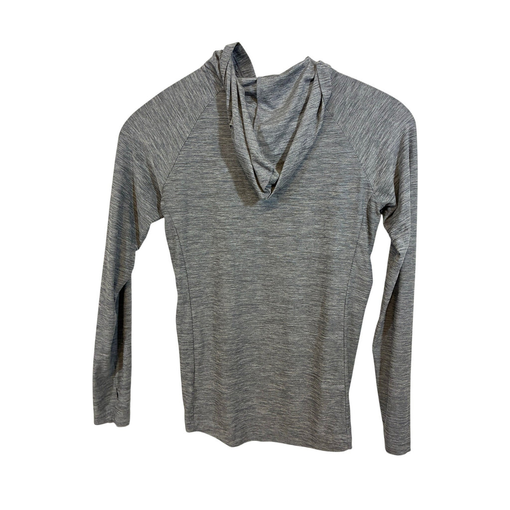Leg3nd Gray Minimalist Hoodie Womens S Pullover Streetwear Clean Girl Casual