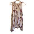 Free People Boho  Western Bloomcore Tunic Floral Flowy Peephole Tank Dress SZ XS