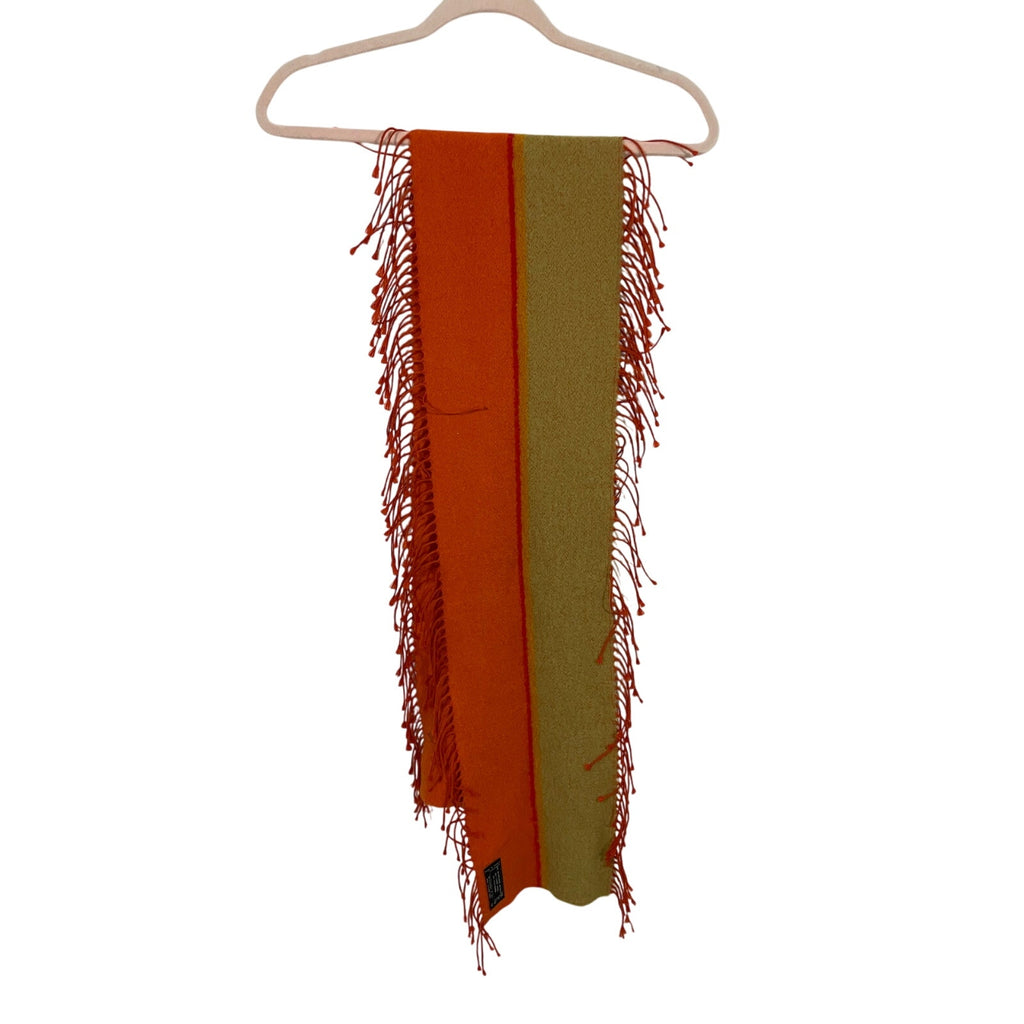 Scarf Wool Blend Ms. Frizzle Quirky Retro Fringe Western Shawl