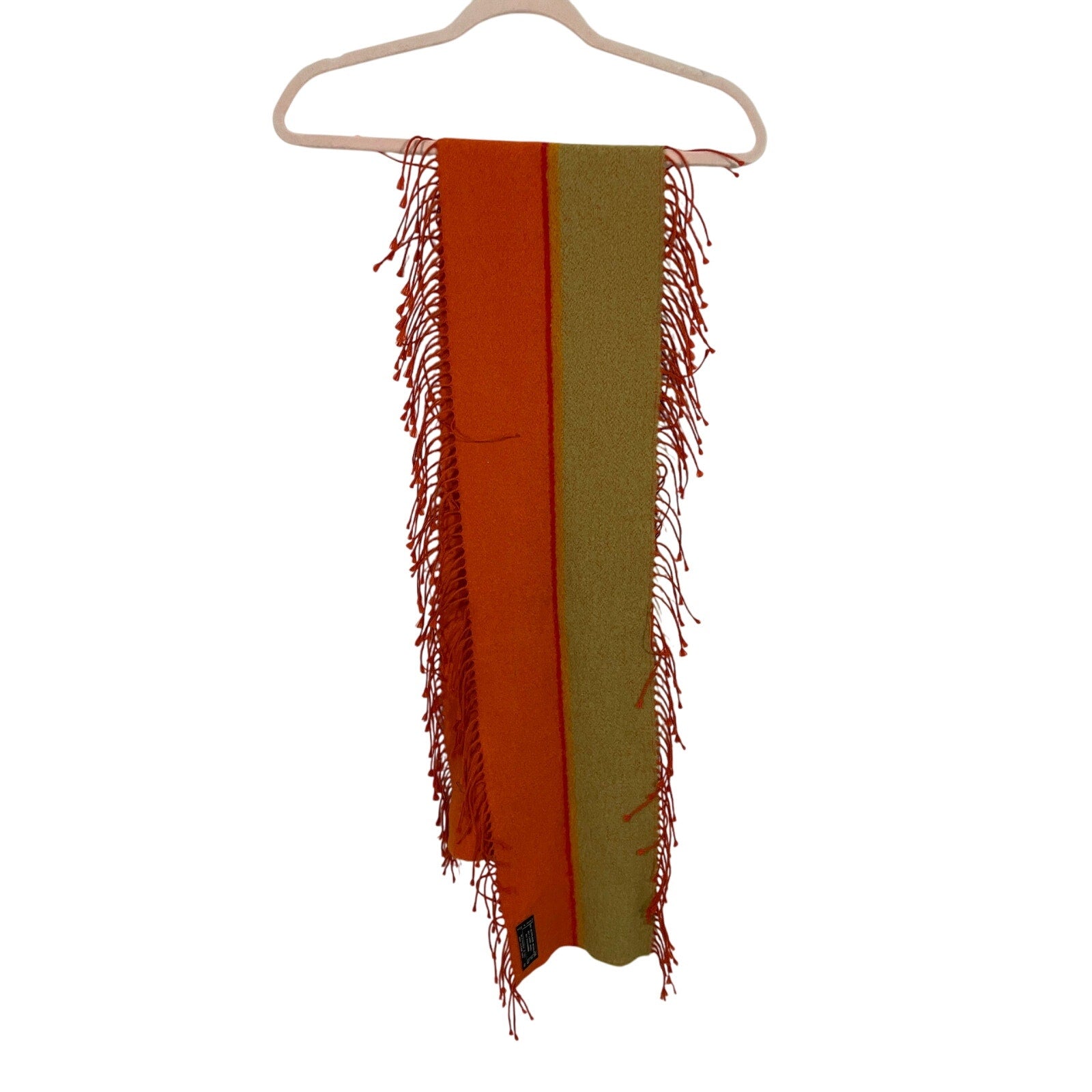 Scarf Wool Blend Ms. Frizzle Quirky Retro Fringe Western Shawl