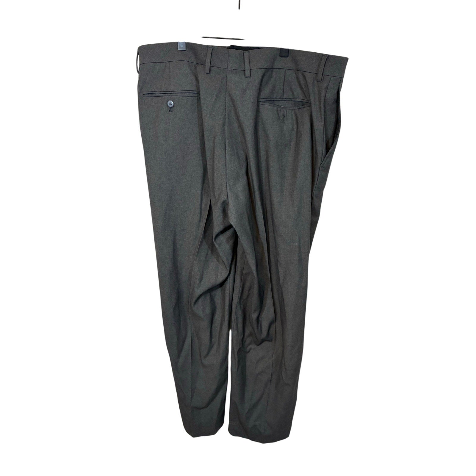 Stafford Essentials Mens Dress Pants Classic Fit  Grey Size 44x30 Business