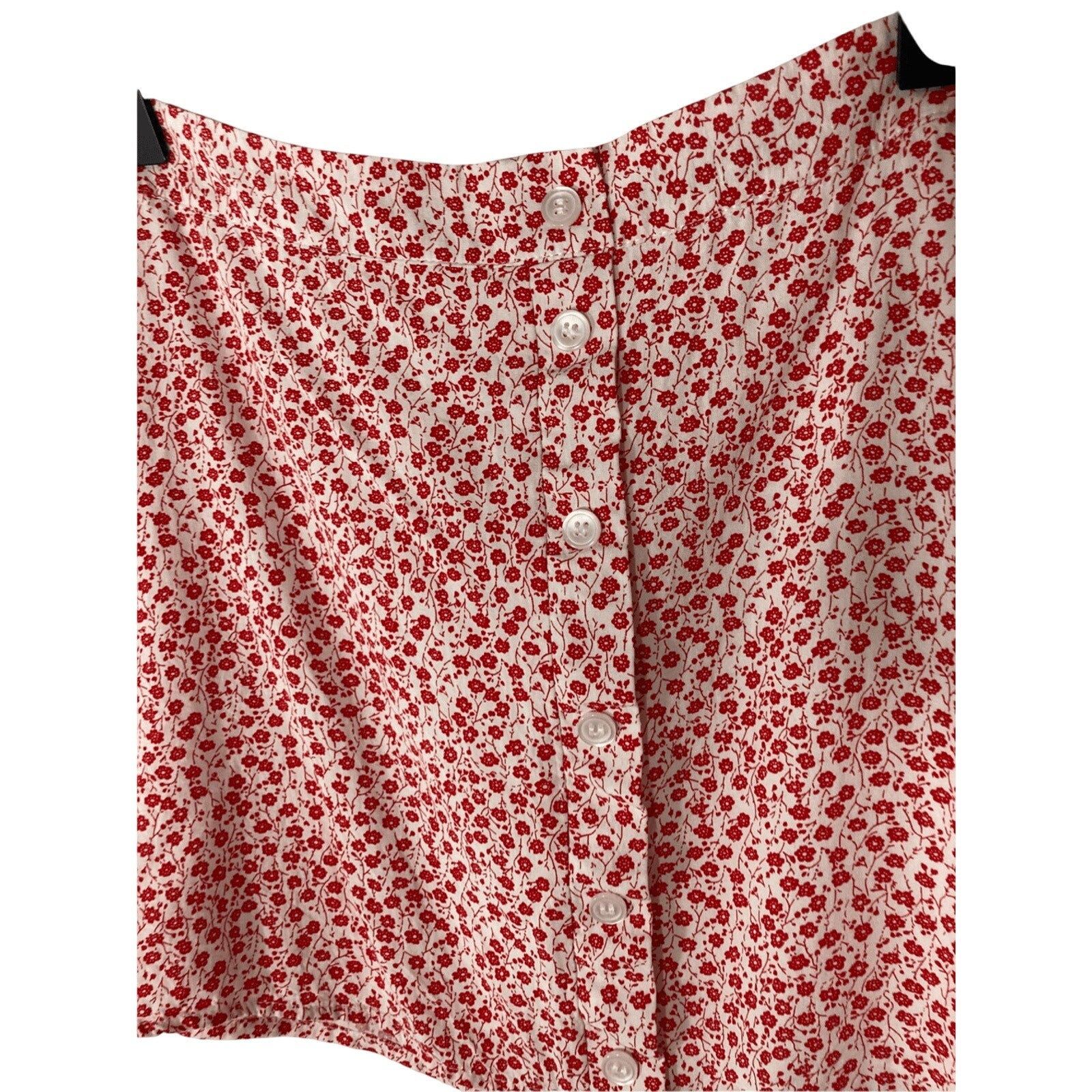 Anna Grace Y2K Printed Mon Cheri Floral Cherry Girl Mini Skirt Y2K Softcore