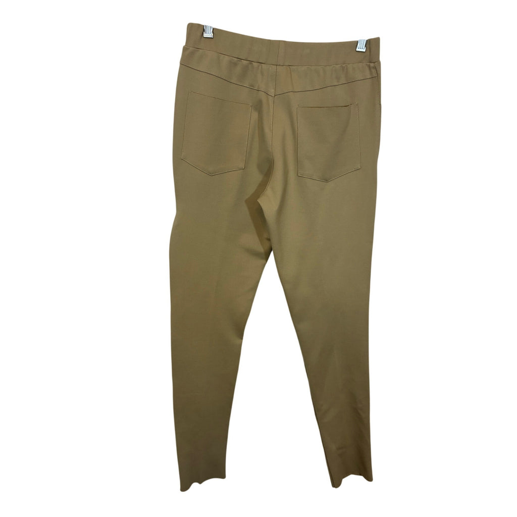 Planet by Lauren G Ponte Pull-On Ankle Pant Khaki 2 / US 10 Corpcore Office