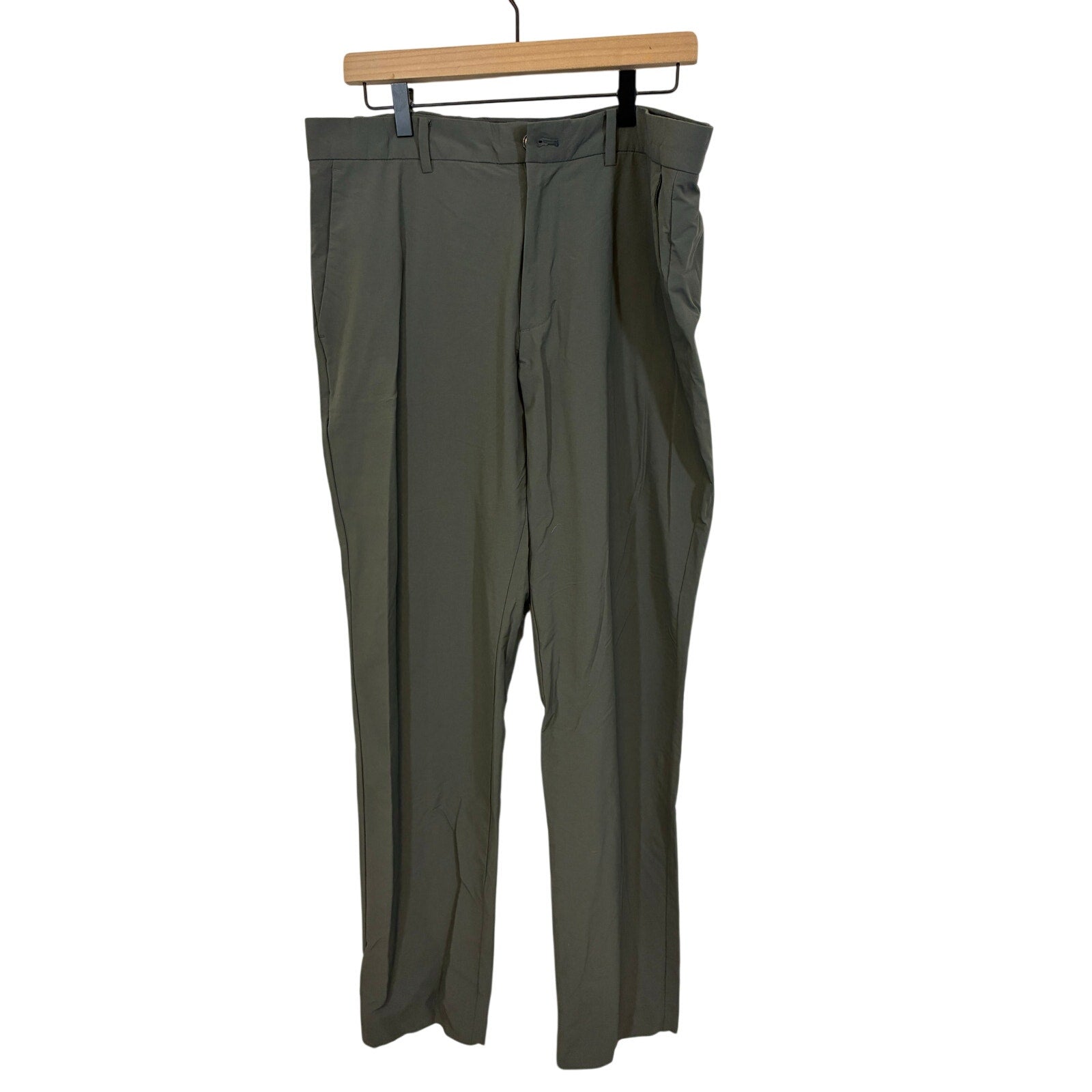Gap Slim Fit Gray Lightweight Tech Travel Chino Pants Men's 36x34