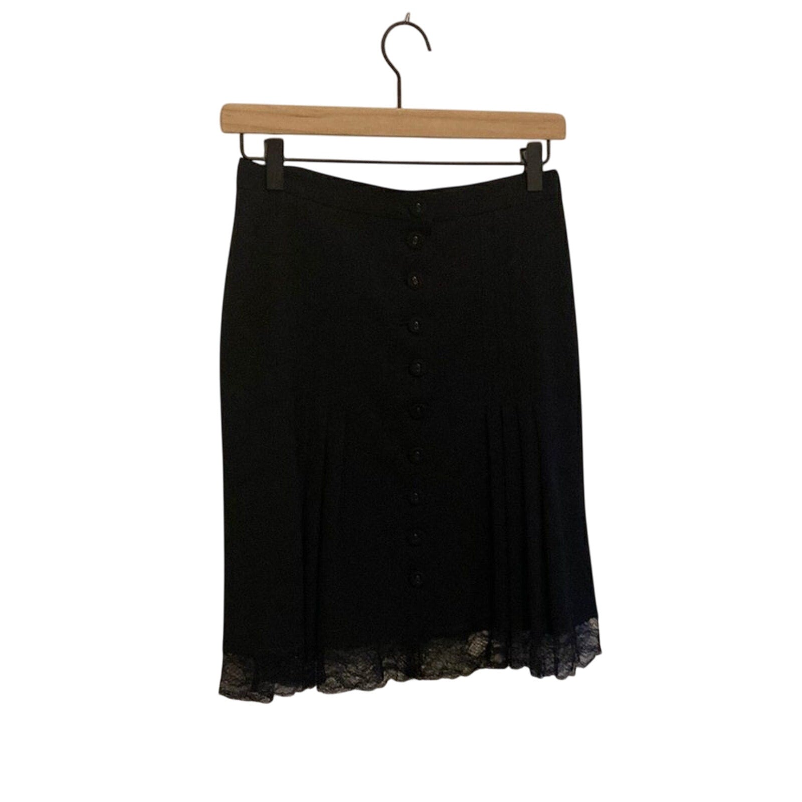 Moschino Cheap and Chic Authentic Academy School Girl Grunge Emo Button Up Skirt