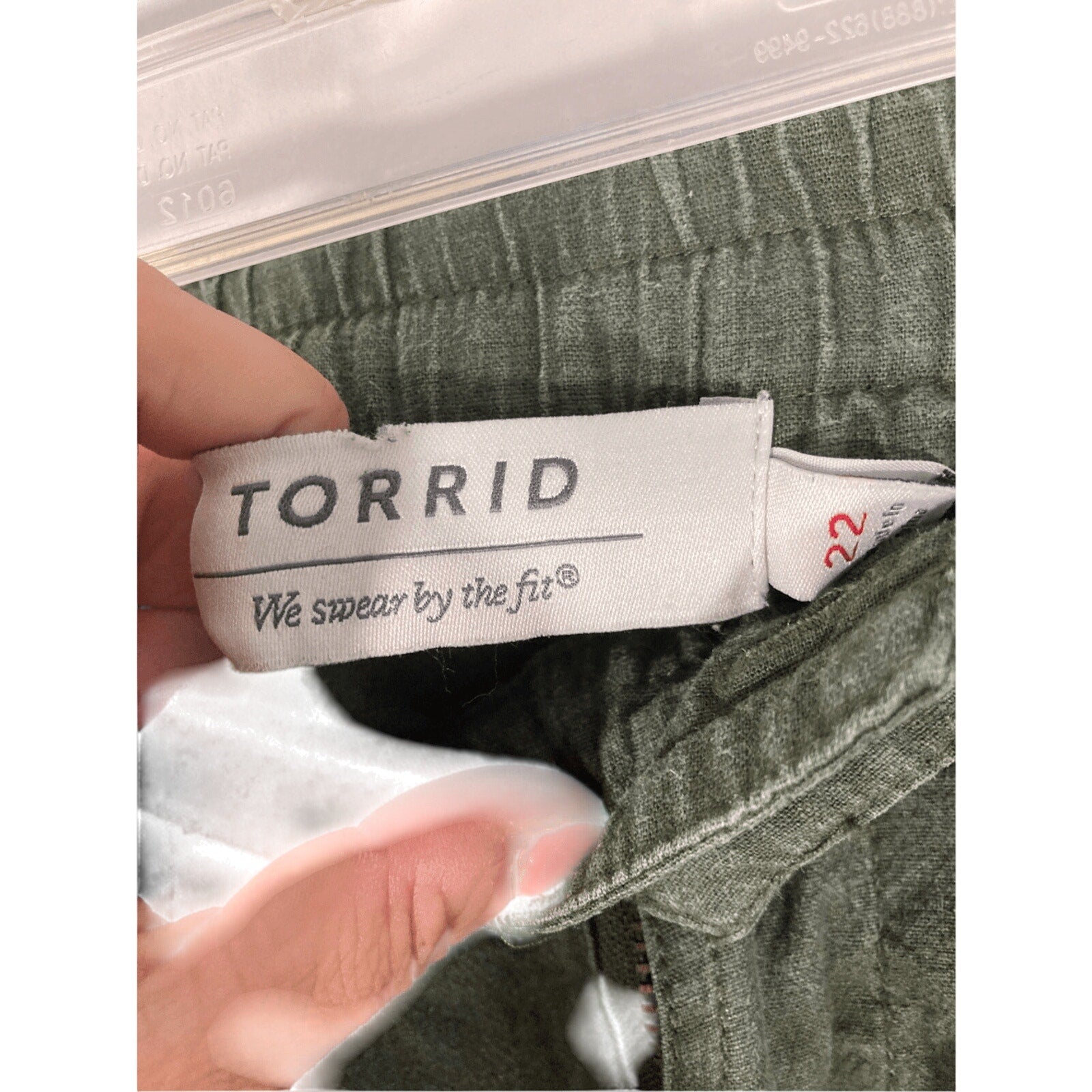 Torrid SZ 22 Women's Front Tie Green Cargo Gorp Core Utility Hiking Camp Shorts