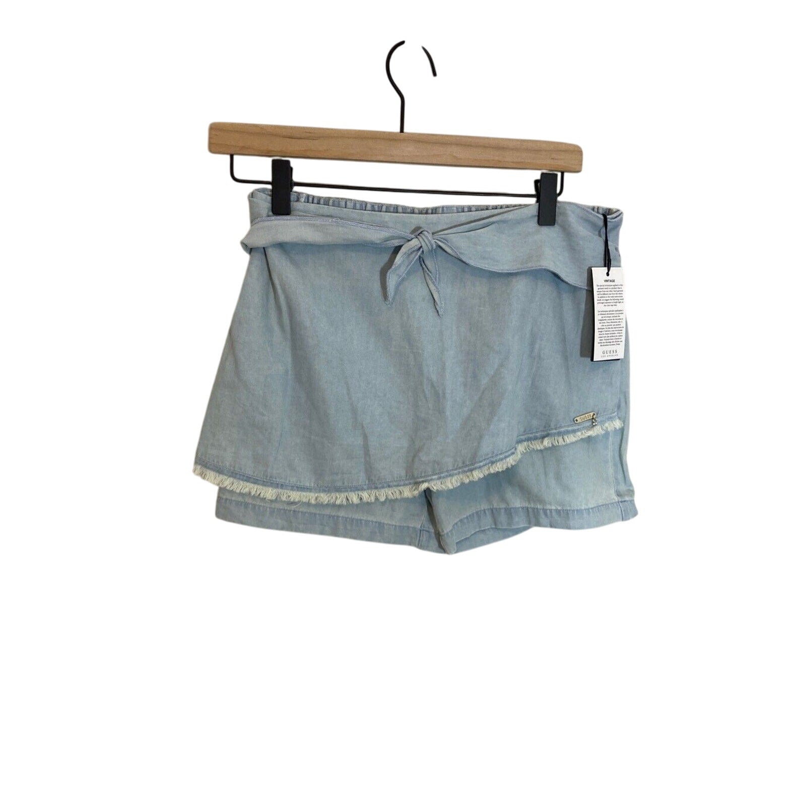 NWT Kids Guess Vivi Vintage Light Wash Chambray Shorts
