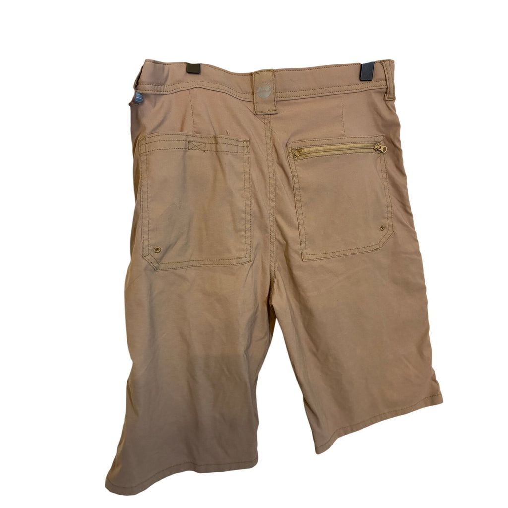 Wrangler Boys Hiking Shorts 16 Beige Cargo Elastic Waist Adjustable Outdoor