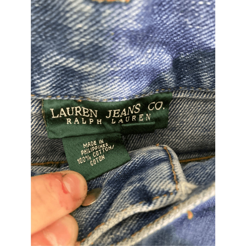 Vintage Women's Ralph Lauren Bootcut Denim SZ 12 Dad Jeans Grandpa Relaxed Fit