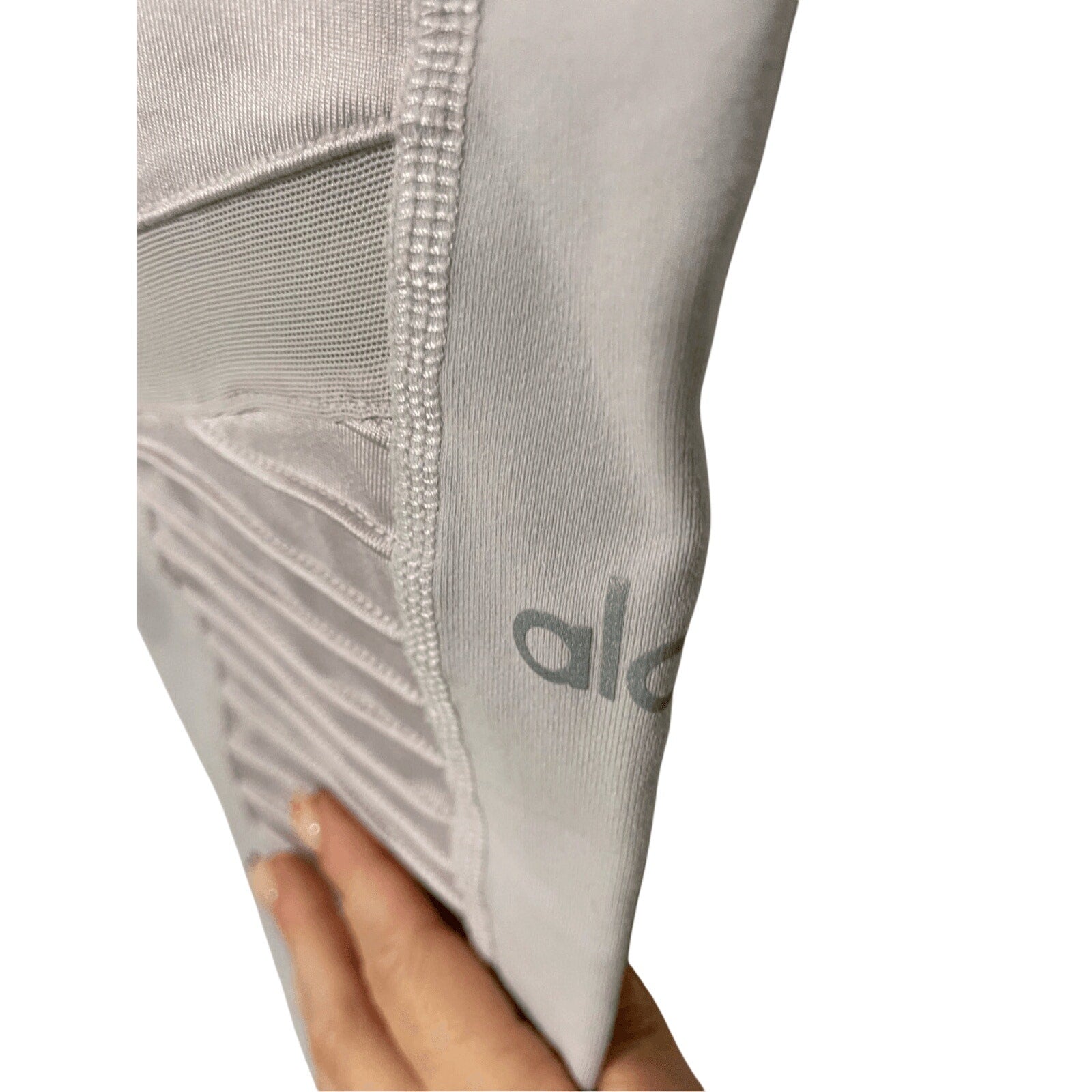 Alo Yoga High Waist Moto Leggings in Muted Purple Dusk Size M Pilates Running