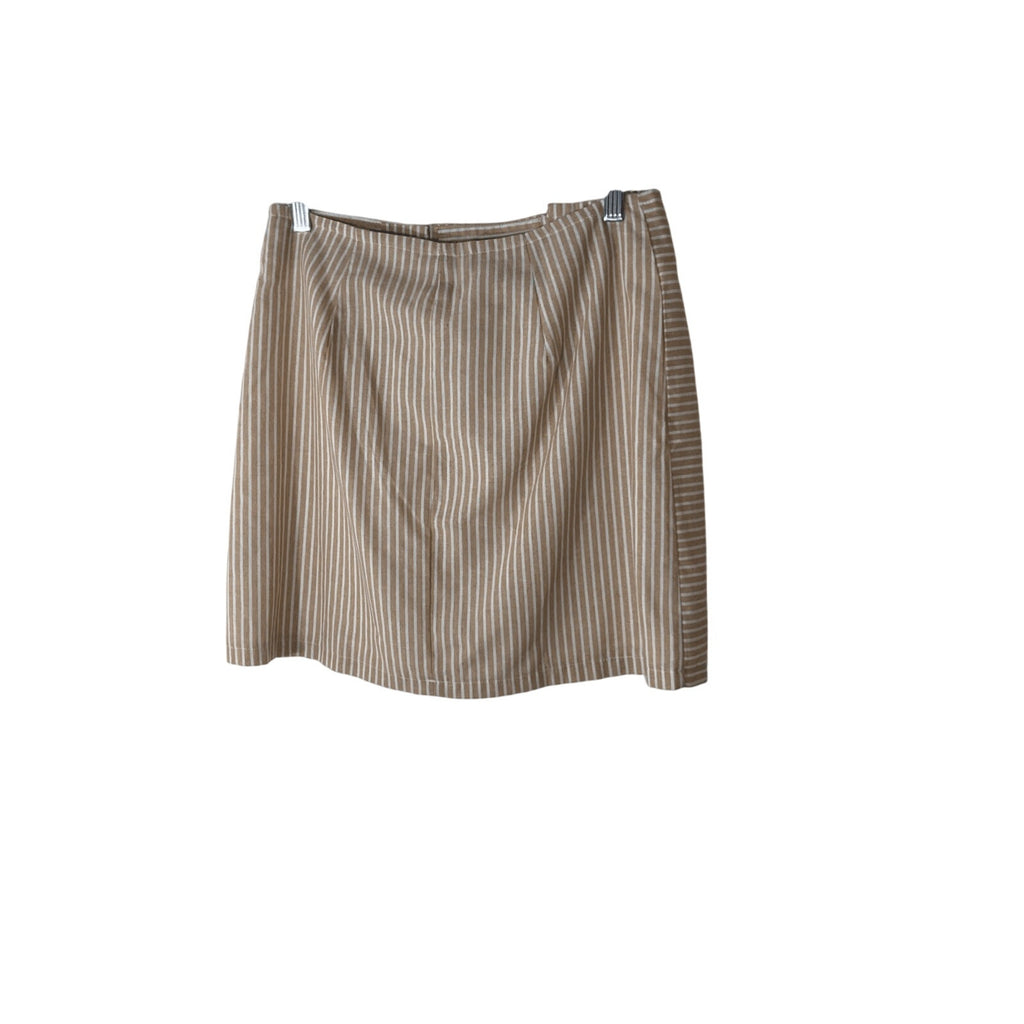 Altar'd State Medium Neutral Tone Button  Preppy Sailor Chic Skirt
