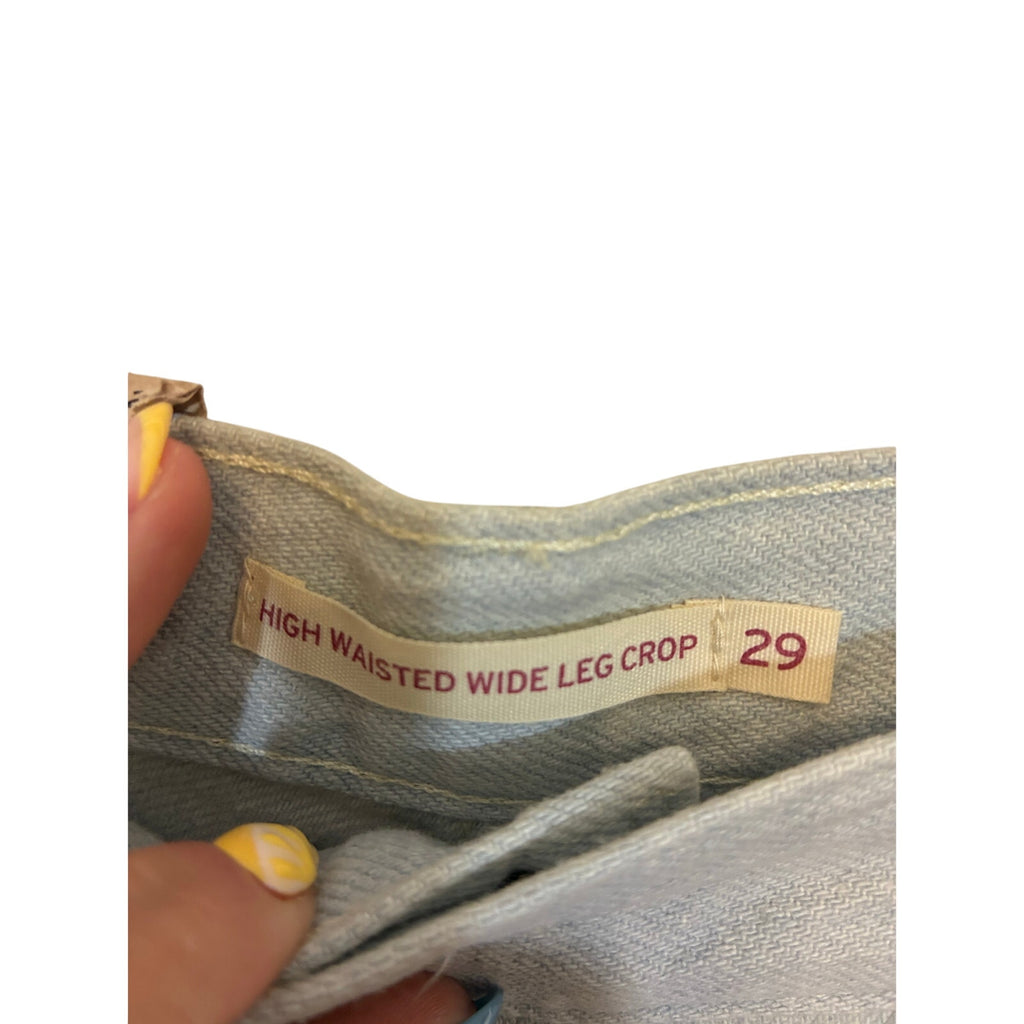 NWT Levi’s Ribcage Straight Ankle Super High Rise Light Baggy Carpenter Cargo 29