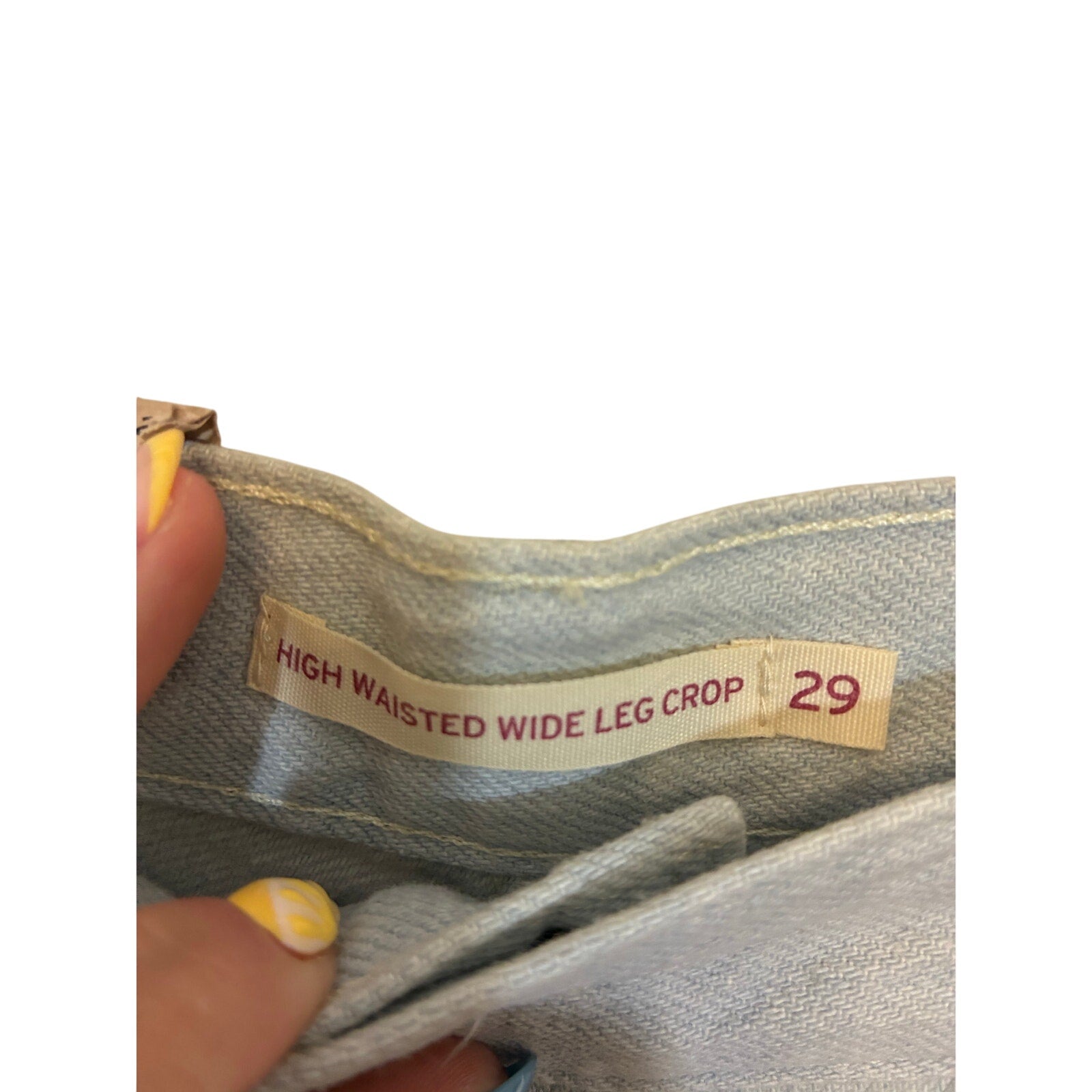 NWT Levi’s Ribcage Straight Ankle Super High Rise Light Baggy Carpenter Cargo 29