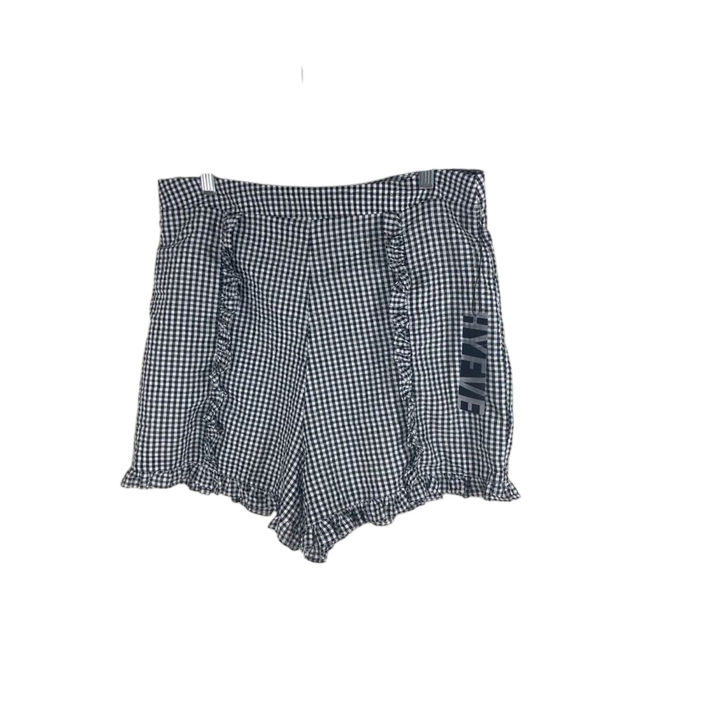 NWT Hyfve Checkered Gingham Printed NASCAR Retro Pin Up Costume Ruffle Shorts