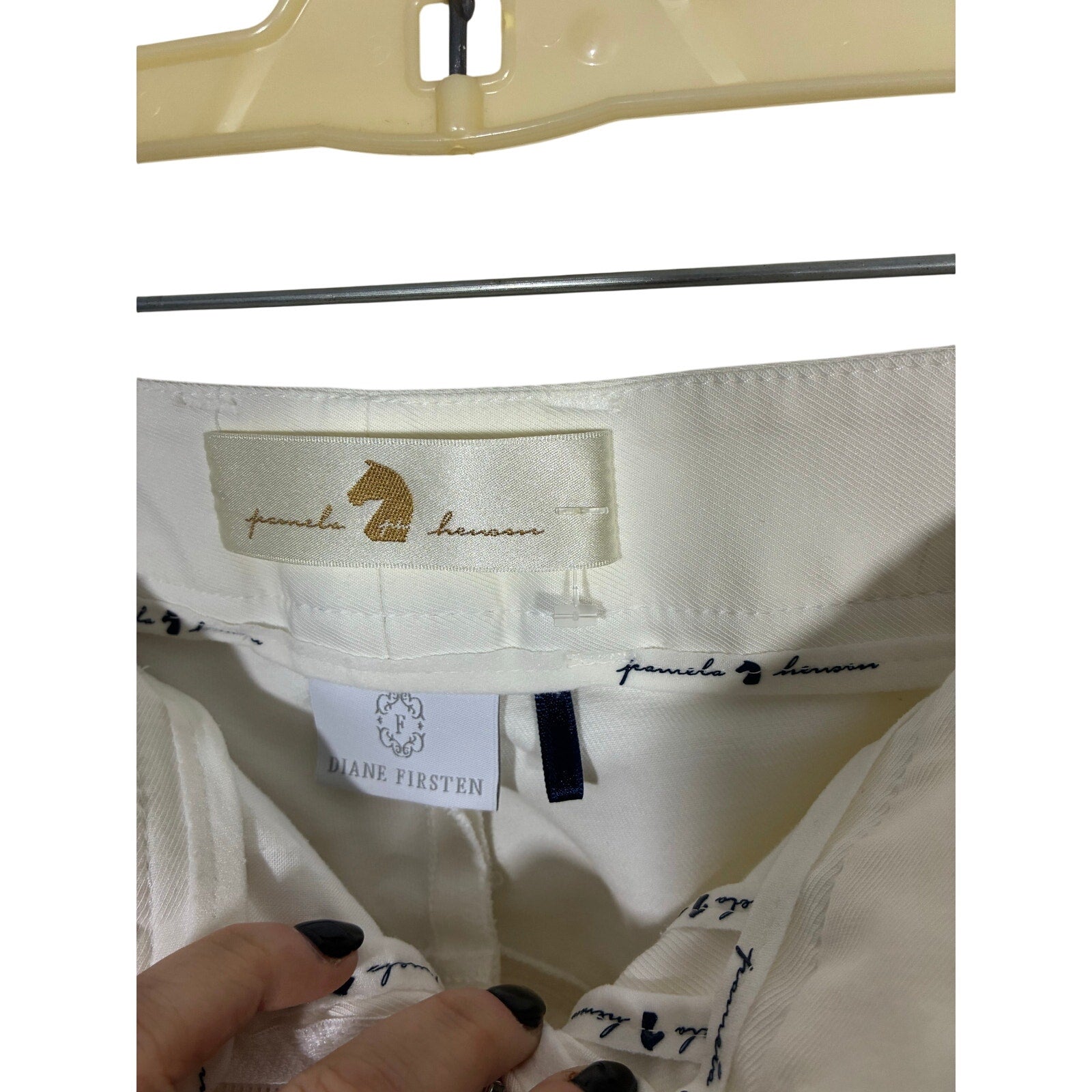 Pamela Henson Heritage Collection Soho White Equestrian Riding Pants Stained 10