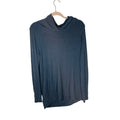 Lou & Grey Cowl Neck Tahiti Blue Medium Sweater Super Soft Cozy Comfy Loungwear
