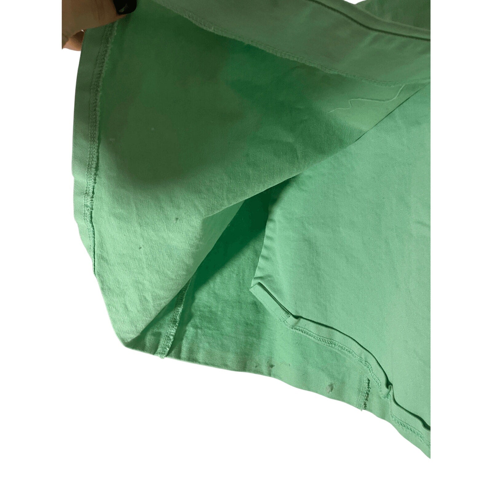 Princess Polly Asymmetrical Mint Green Denim Brandy Y2K Mini Skirt 4