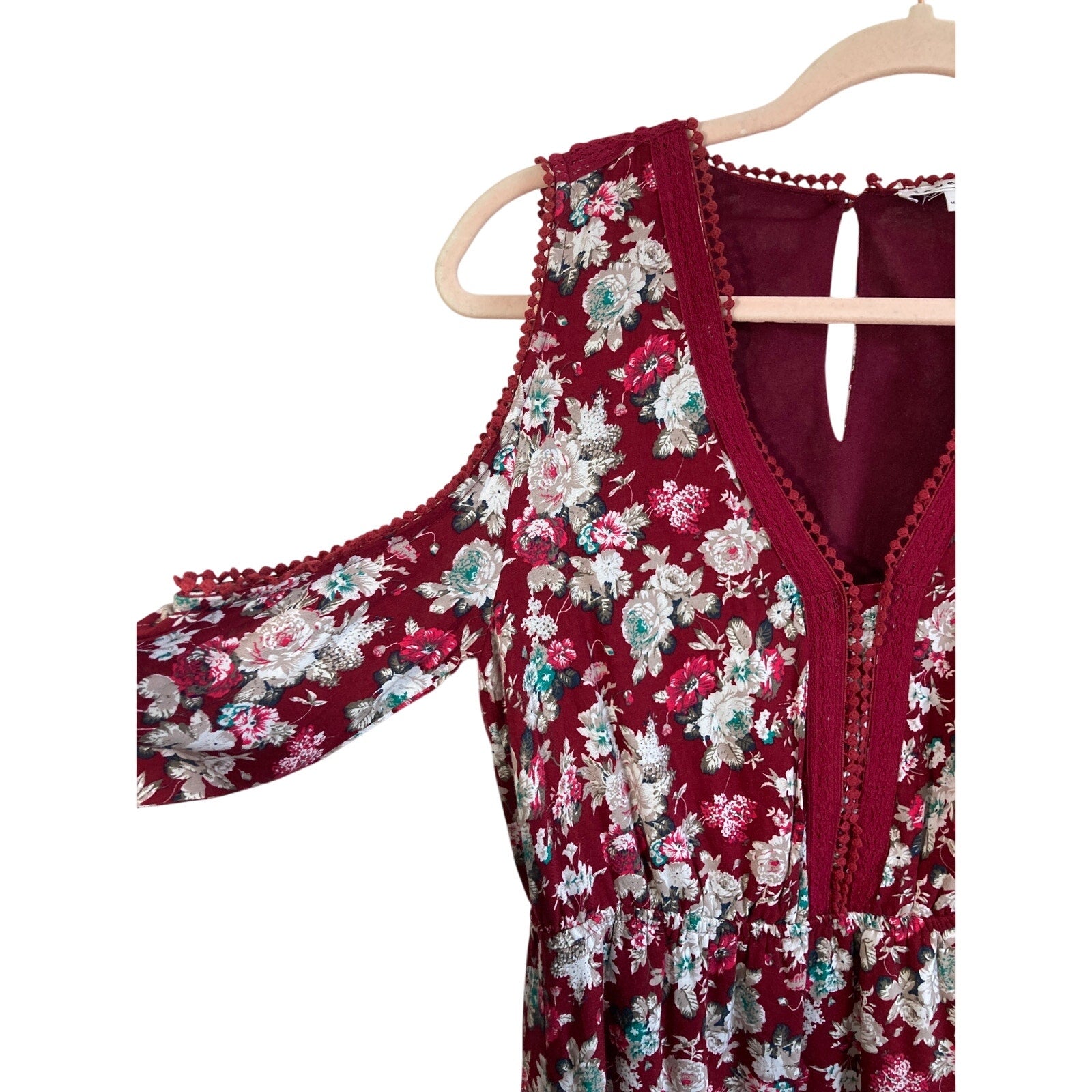 Loveriche Bohemian Small Dainty Floral Maxi Dress