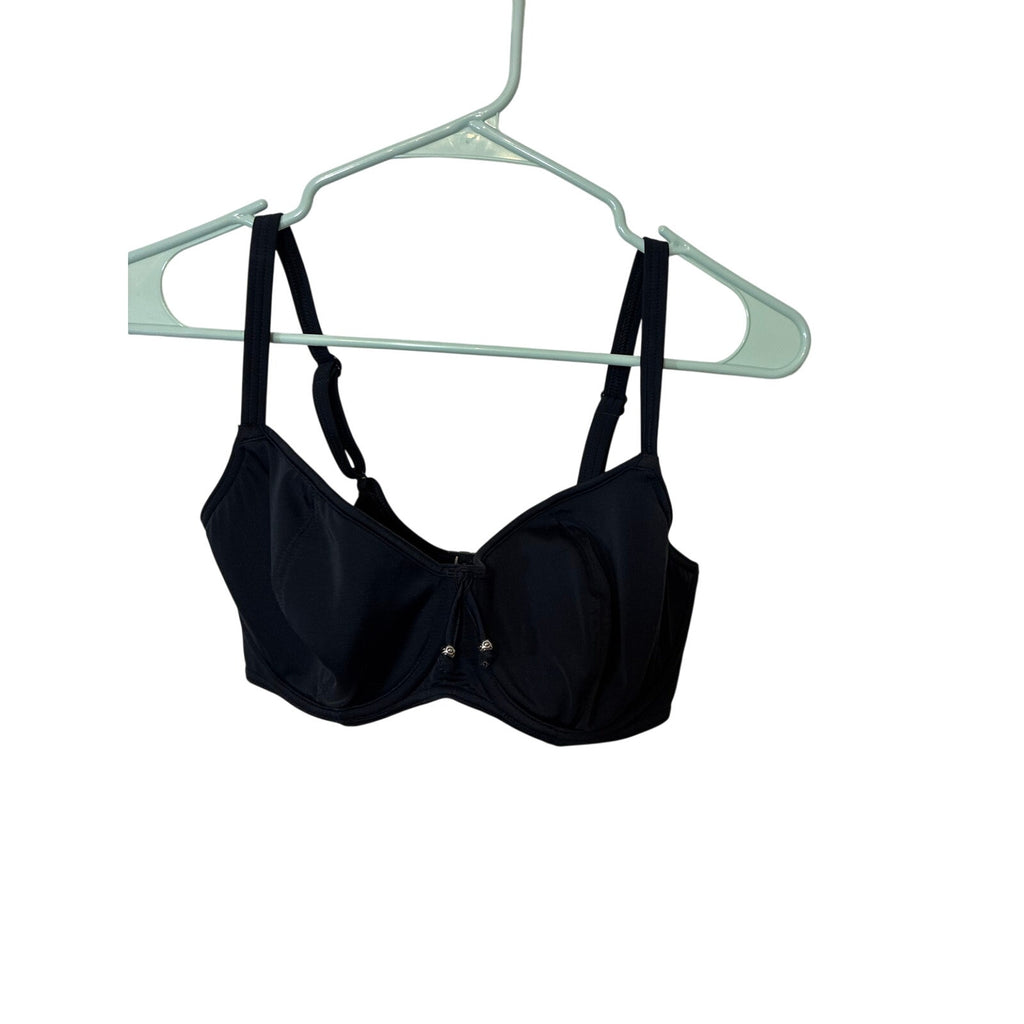 Freya Remix Sweetheart Padded Bikini Top Black 30H Luxury Swim Euro Summer