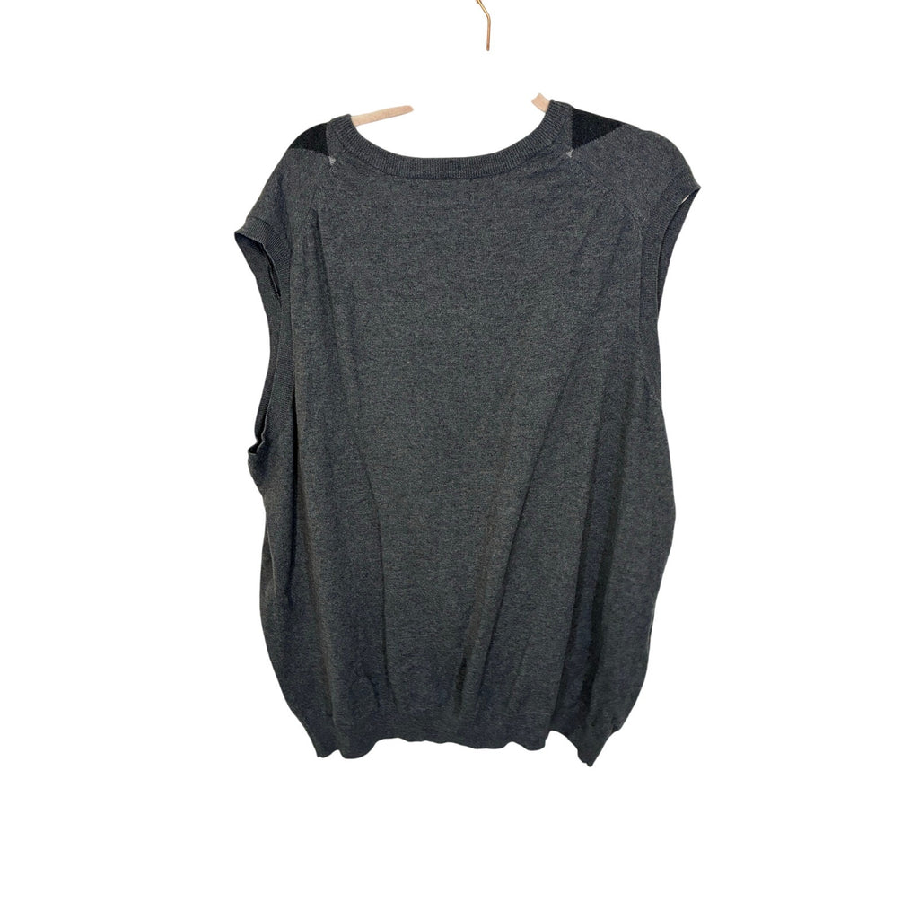 Croft & Barrow Sleeveless Knit Vest Preppy Minimalist Grandpacore XXL Tall Mens
