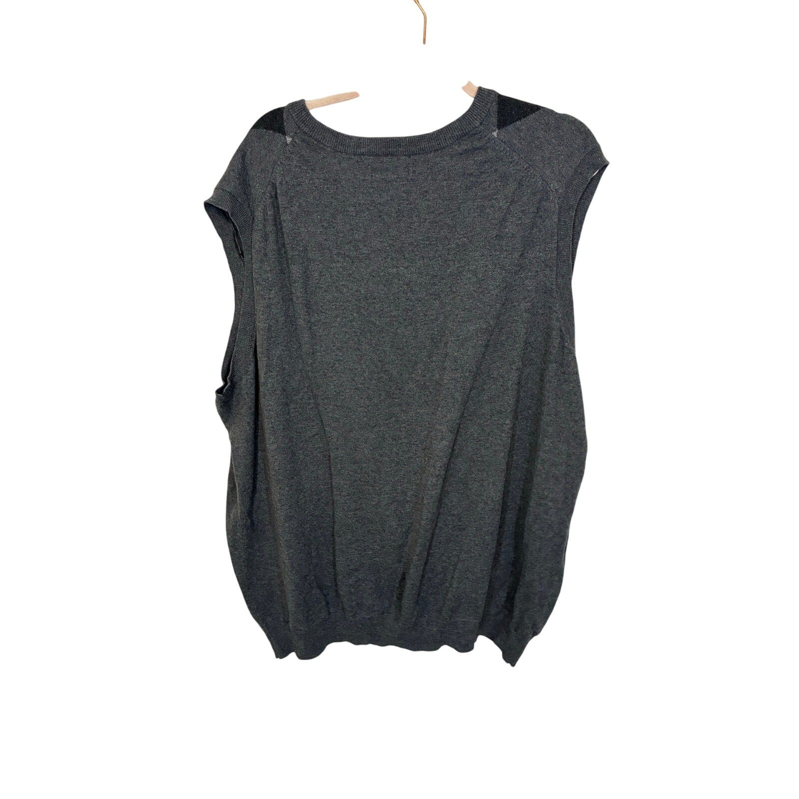 Croft & Barrow Sleeveless Knit Vest Preppy Minimalist Grandpacore XXL Tall Mens