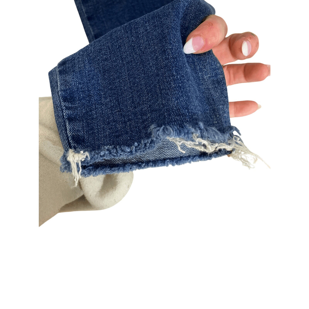 Lucky Brand High Rise Exposed Button Fly Dark Wash Denim Brigette Jeans SZ 2/26
