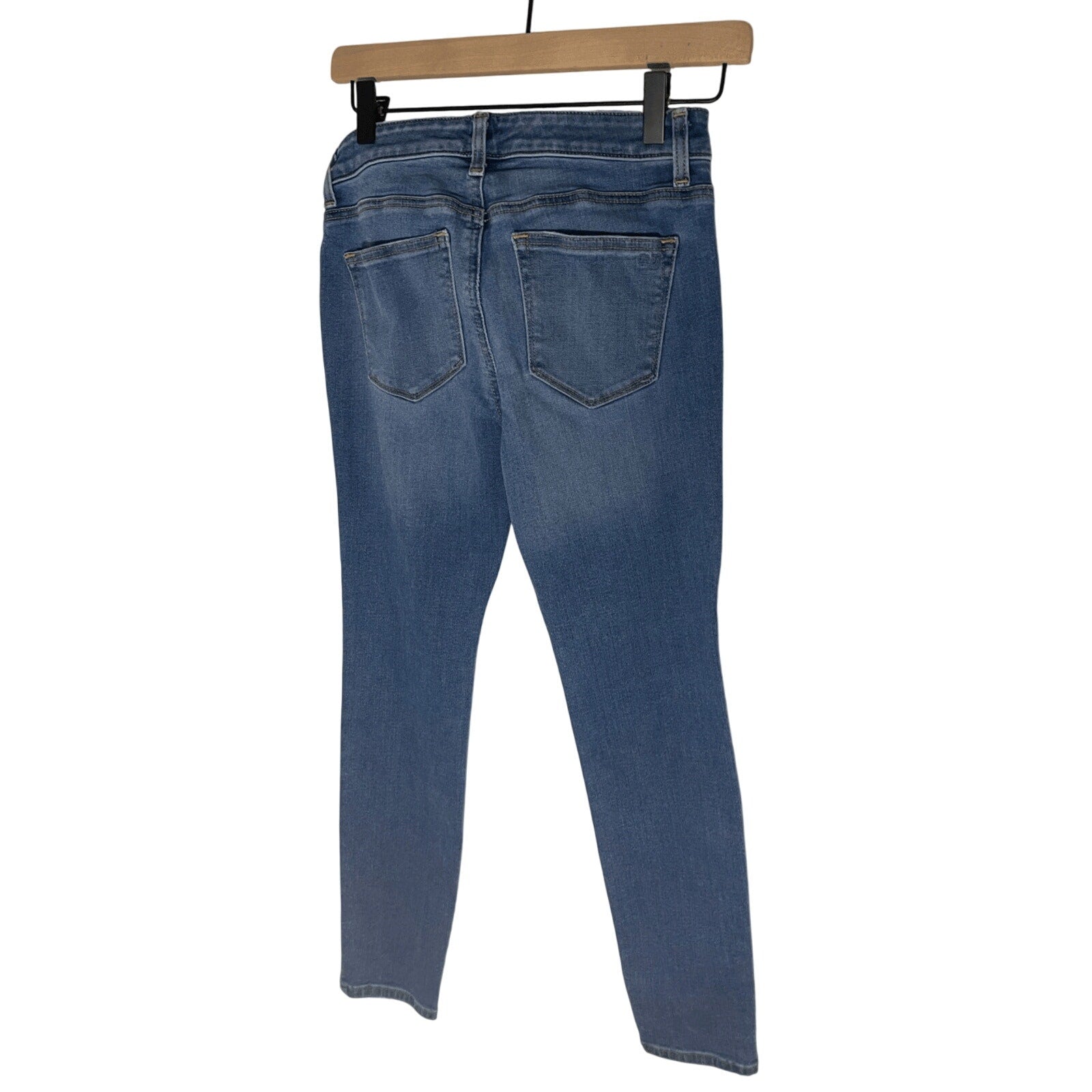 Vineyard Vines Sz 2/25 Ultra High Rise Medium Wash Preppy Women's Skinny Jeans