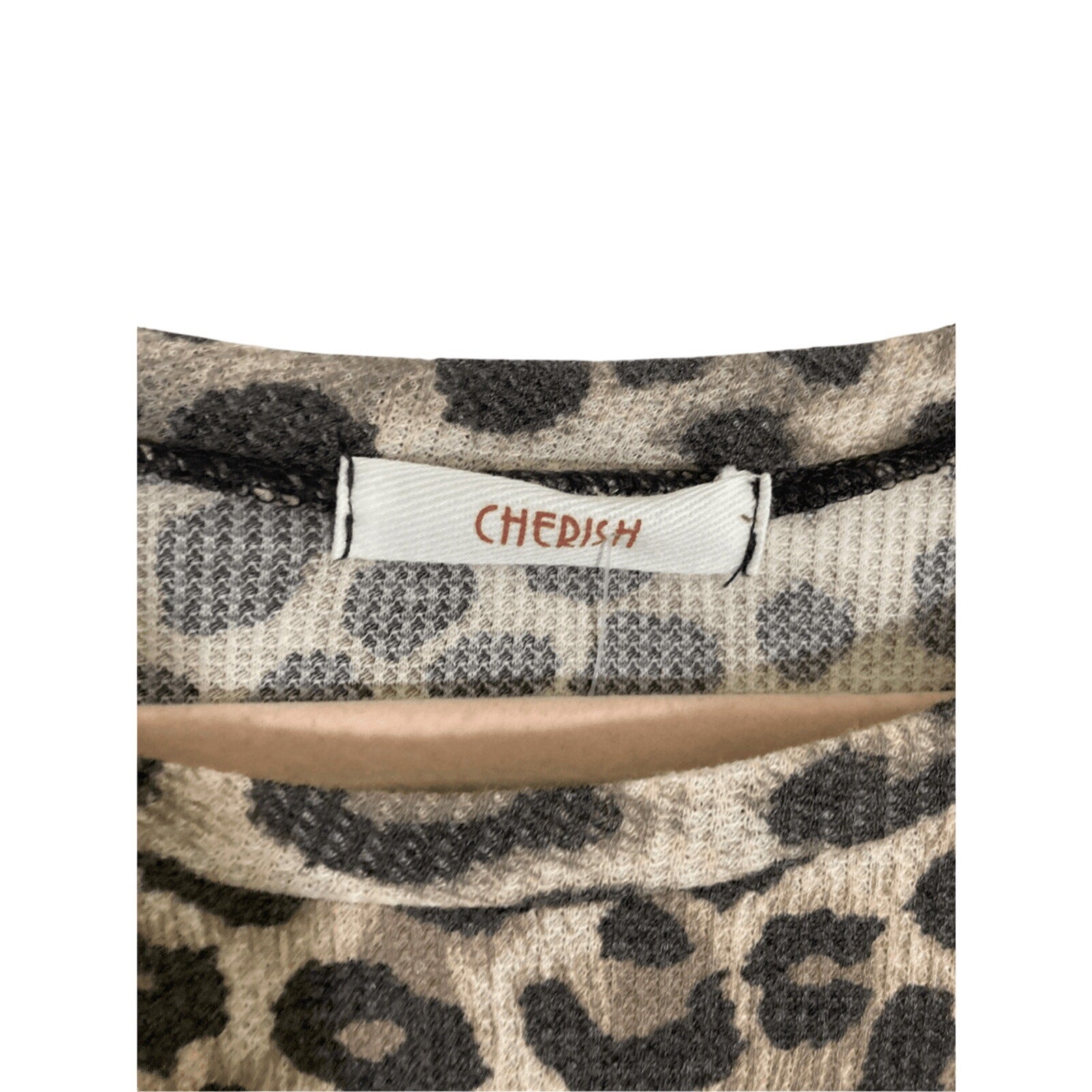 Cherish Medium Women's Cheetah Print Slip On Mob Wife Grease T-Shirt Dress
