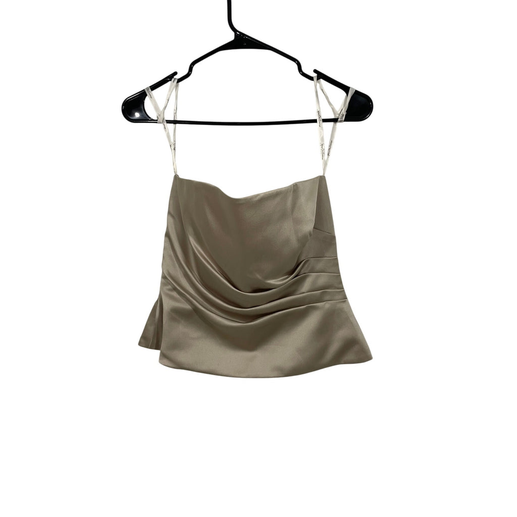 JEFFREY & DARA EVENINGS by TOM BARRA VTG 80s Bustier Tube Top Nude Minimalist 6