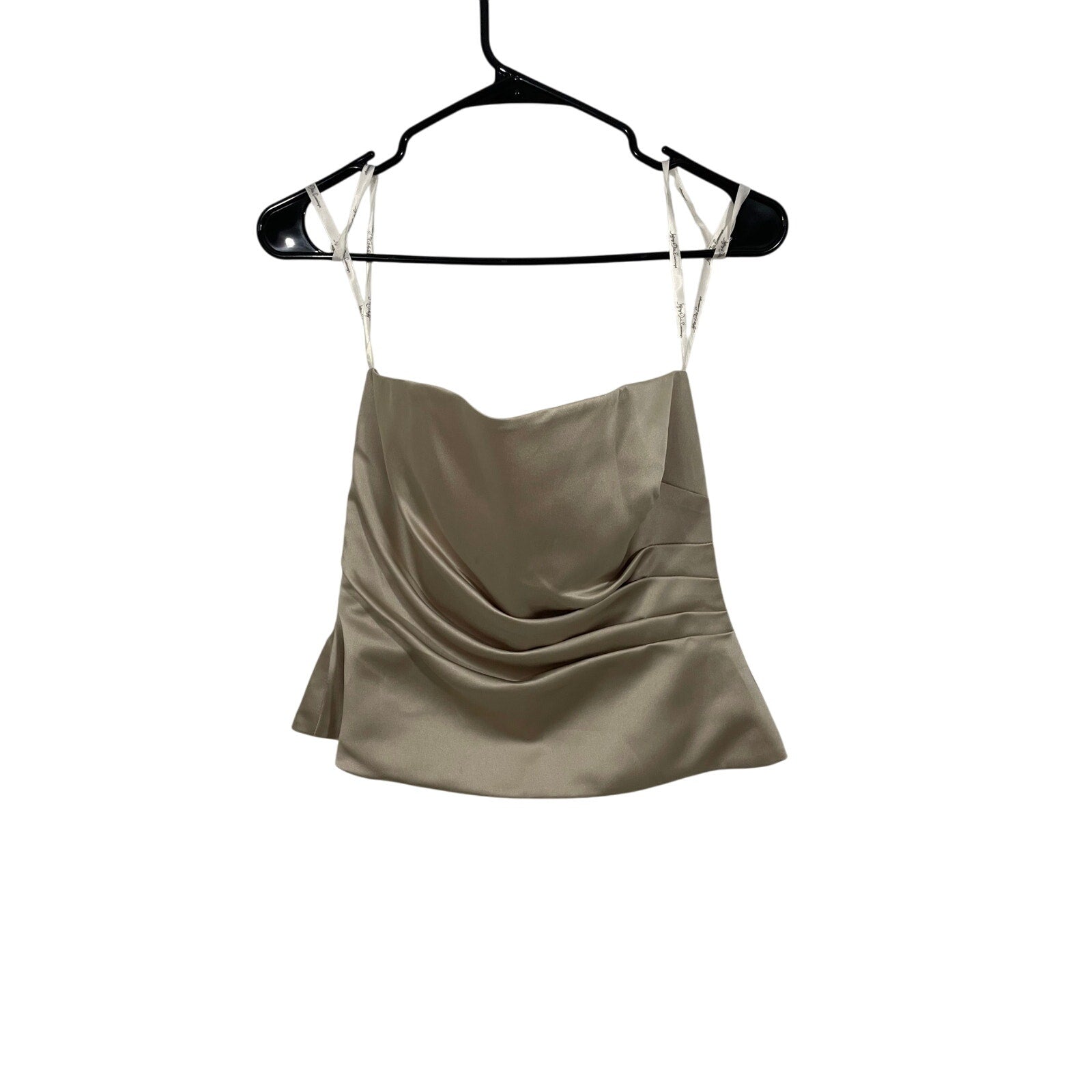 JEFFREY & DARA EVENINGS by TOM BARRA VTG 80s Bustier Tube Top Nude Minimalist 6