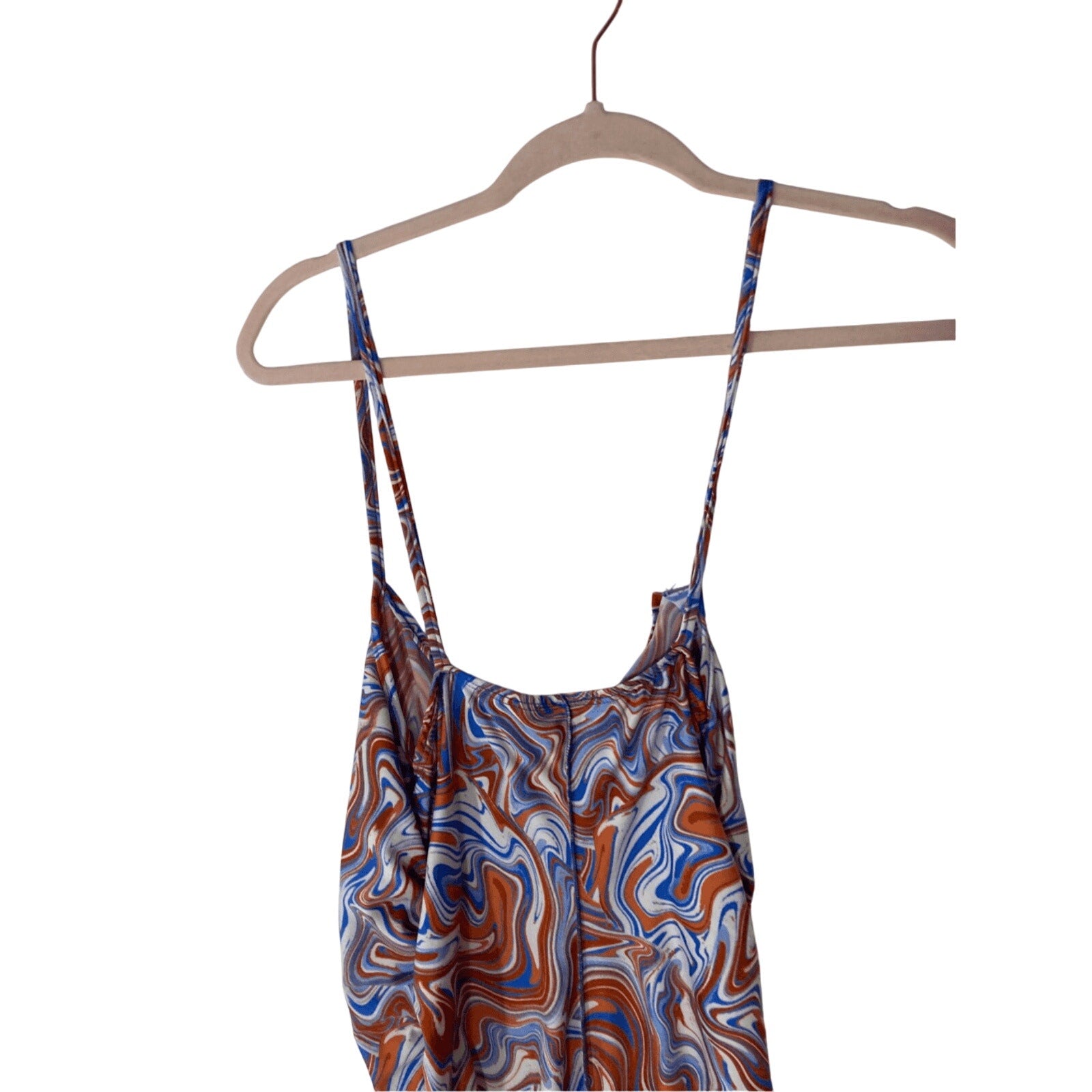 Just Polly Large Clubbing Women's Slip Marble Art to Wear Avant Garde Dress