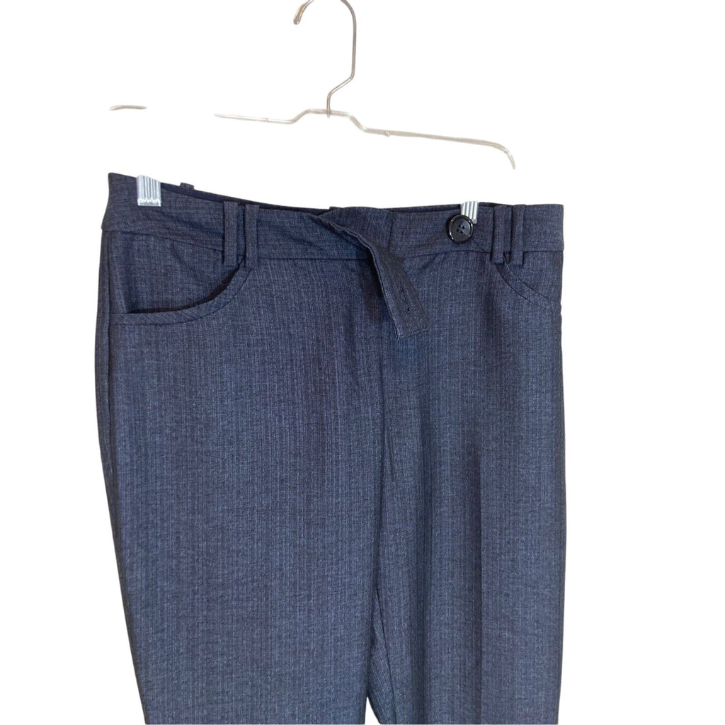 The Limited Blue Faux Denim Careerwear Job Attire Dress Slacks
