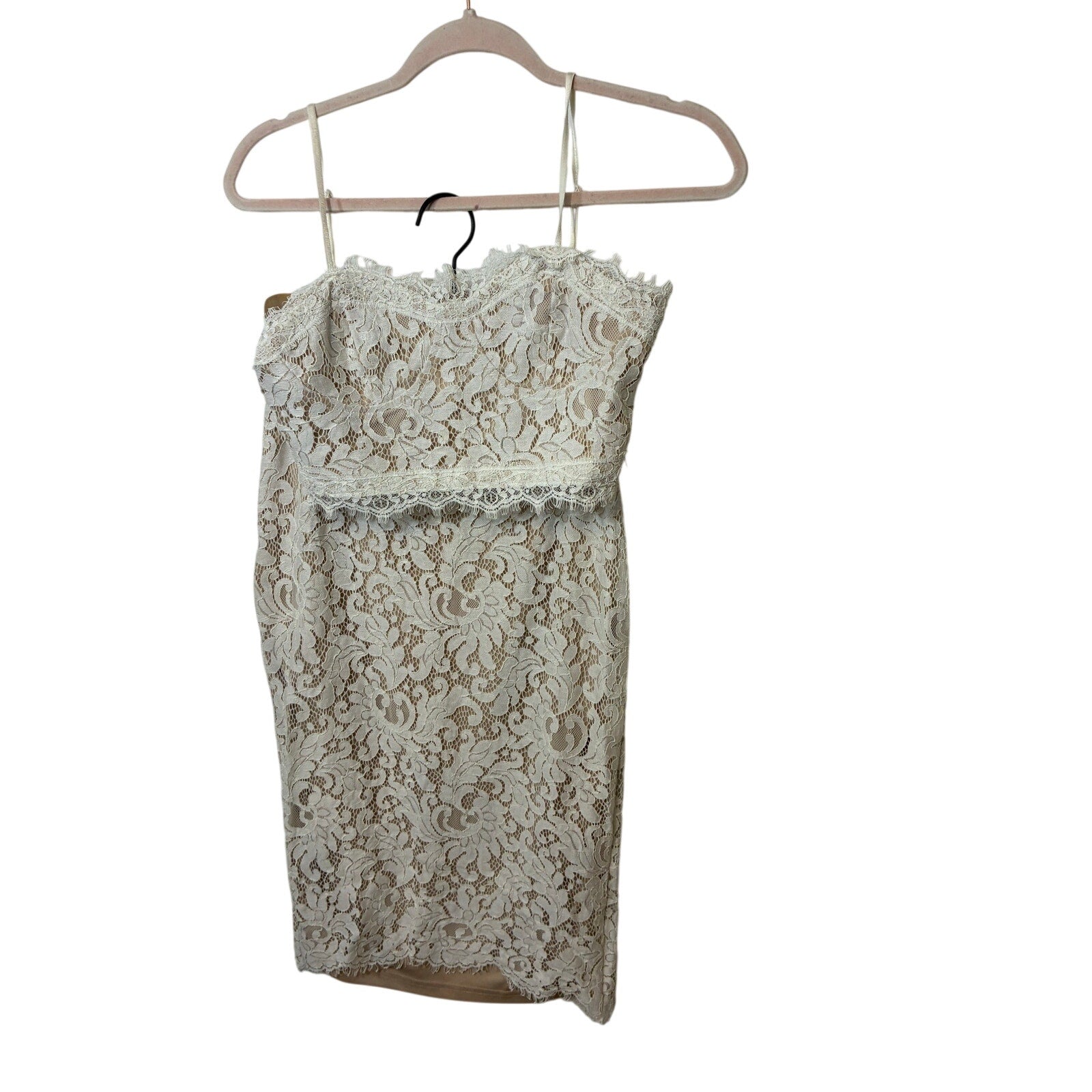 Cider White Lace Matching Set Small Bridal Shower Bachelorette Outfit Western